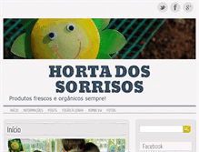 Tablet Screenshot of hortadossorrisos.com